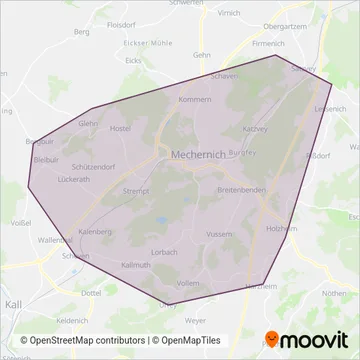 Karl Schäfer Reisen coverage area map