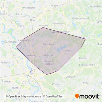 Схема покрытия компании Wupsi