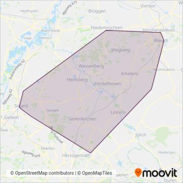 Схема покрытия компании West Verkehr