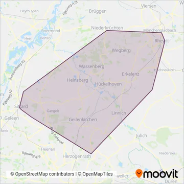 Схема покрытия компании West Verkehr