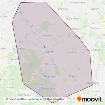 Rurtalbus (Bus) coverage area map