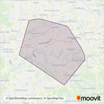Схема покрытия компании BOGESTRA BUS