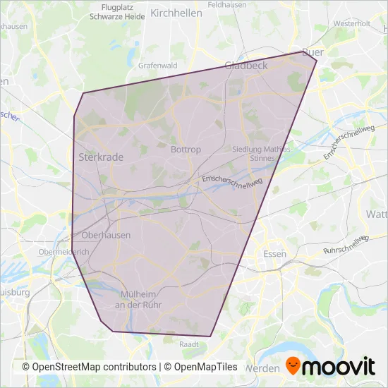 STOAG (Bus) coverage area map