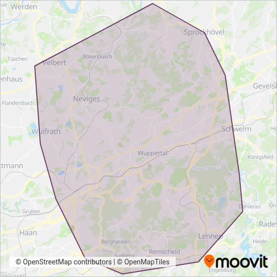 WSW (Bus) Verbundsgebiet