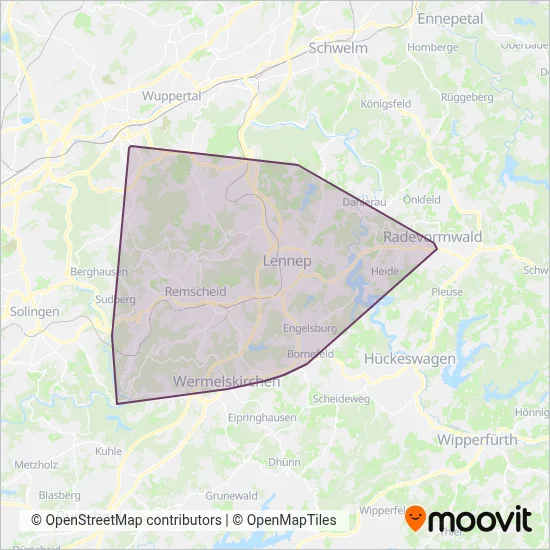Stadtwerke Remscheid Verbundsgebiet