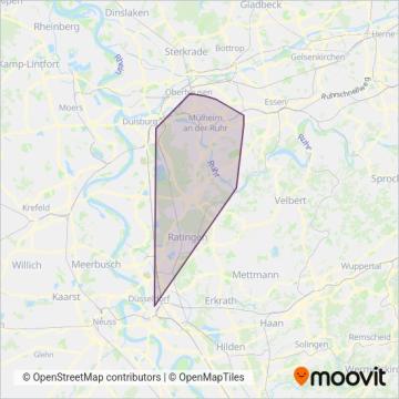 MVG (Bus) coverage area map