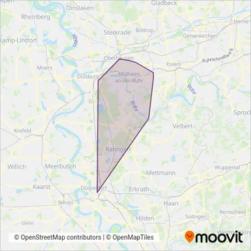 Схема покрытия компании MVG (Автобус)