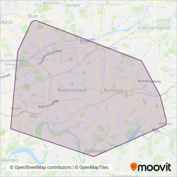 BOGESTRA STRAB coverage area map