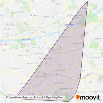 EVAG (Subway) coverage area map