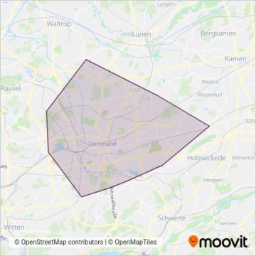 DSW (Subway) coverage area map