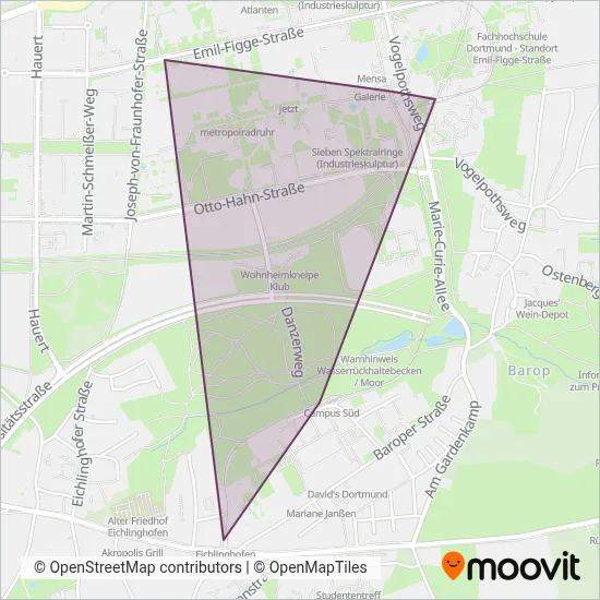 DSW (Gondola) coverage area map