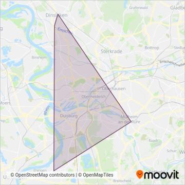 DVB (Tram) coverage area map