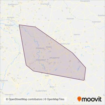 Схема покрытия компании VIAS (Поезд)