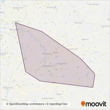 VIAS (Bus) coverage area map
