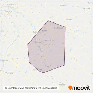 Схема покрытия компании S-Bahn