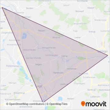 Схема покрытия компании Wellhausen
