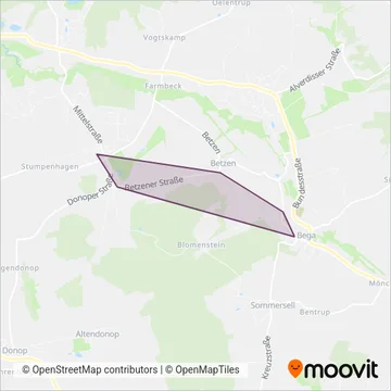 Linke coverage area map