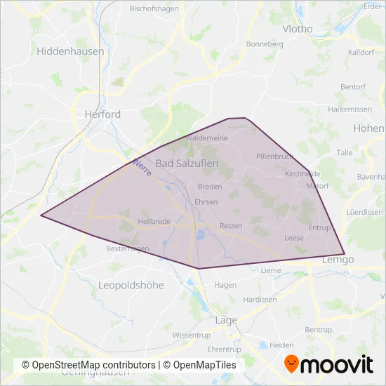 Stadtbus B.Salzuflen Verbundsgebiet