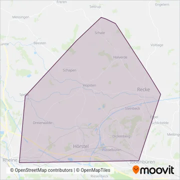 Gronemann Reisen GmbH coverage area map