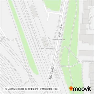 Staatsbahnen coverage area map