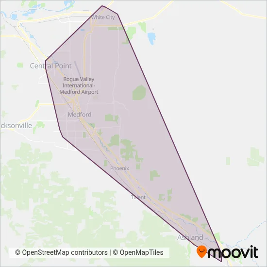 RVTD coverage area map