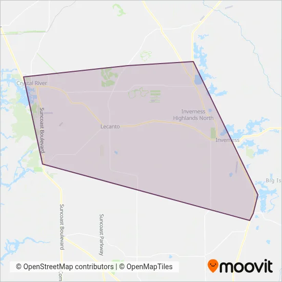 Orange Line coverage area map