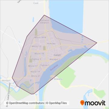 Transurb SA (Bus) coverage area map