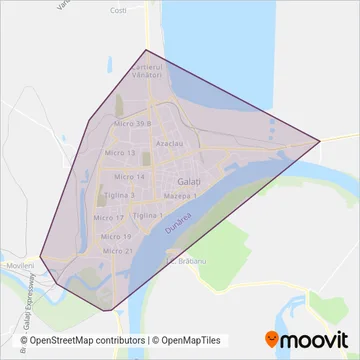 Transurb SA (Bus) coverage area map