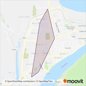Transurb SA (Tram) coverage area map