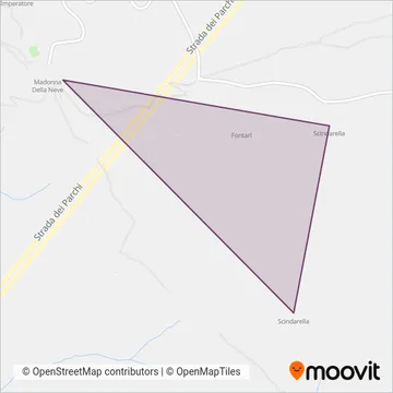 Area coperta dal servizio di Centro Turistico del Gran Sasso (Impianto di risalta)