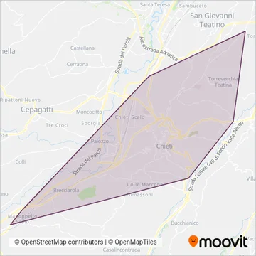 La Panoramica coverage area map