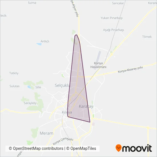 ATUS (Tram) coverage area map