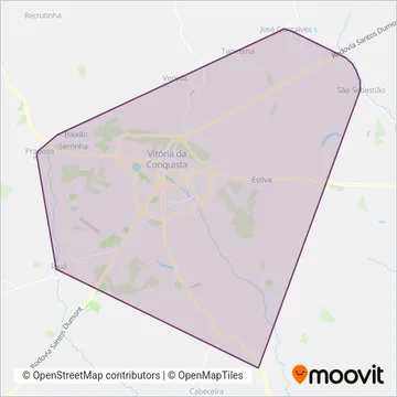 Rosa coverage area map