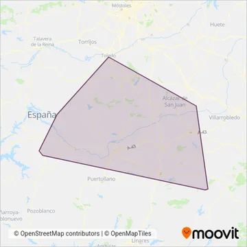 Interbus coverage area map