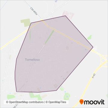 Bogasbus coverage area map