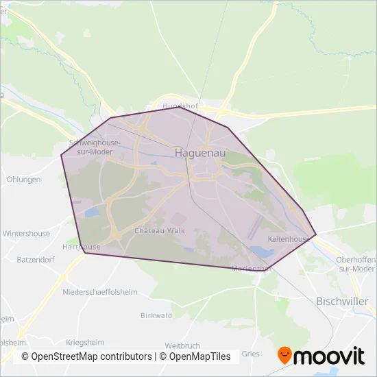 Ritmo coverage area map
