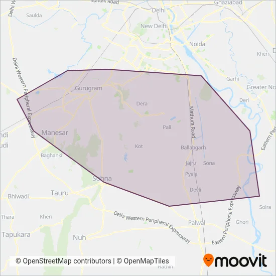 GMCBL coverage area map