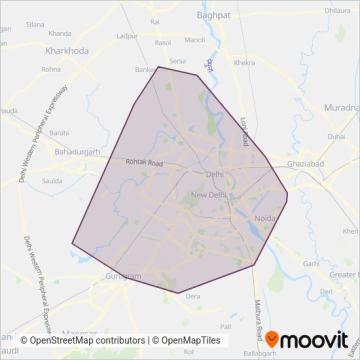 DTC AC Bus coverage area map