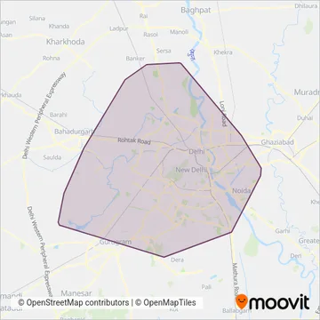 DTC AC Bus coverage area map