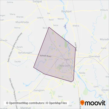 DIMTS DEVI Bus Service coverage area map