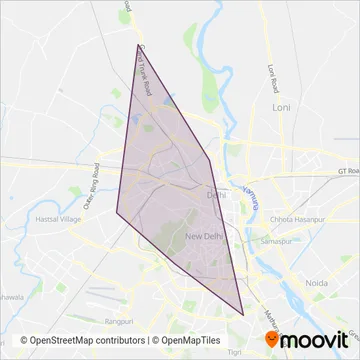 DTC U-Special Bus Service coverage area map