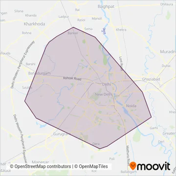 DTC coverage area map