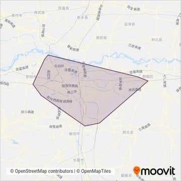 郑州公交线路的覆盖范围