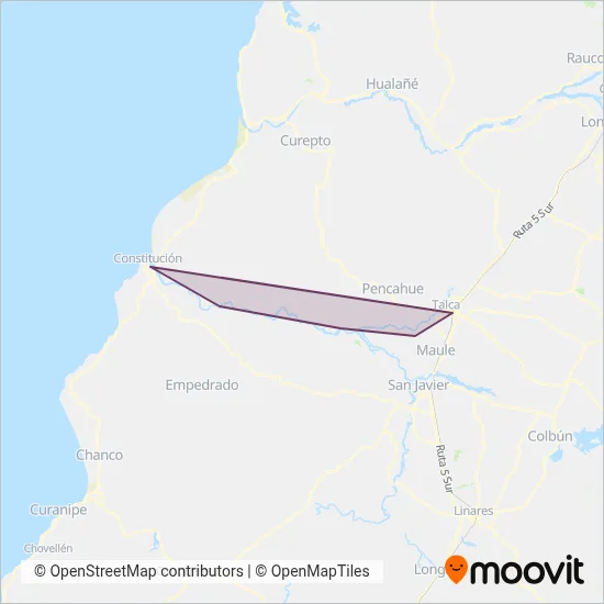 EFE coverage area map