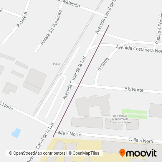 Sind. Trabajadores Ind. Los Delfines del Maule 11 coverage area map