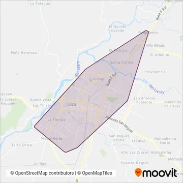 Abate Molina Ltda coverage area map