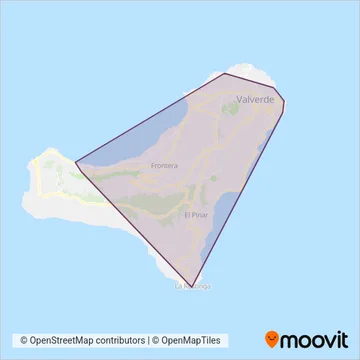 TransHierro S. Coop. coverage area map