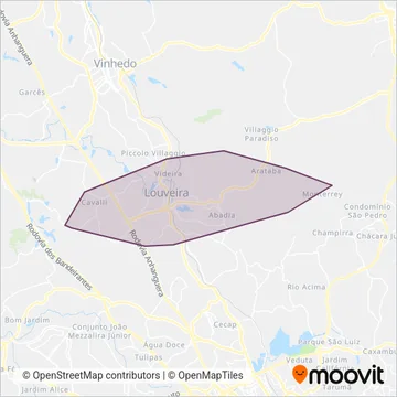 MoV Louveira coverage area map
