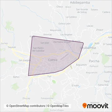 LANCOMTRI S.A. coverage area map