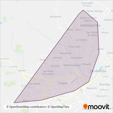 RICAURTESA S.A. coverage area map
